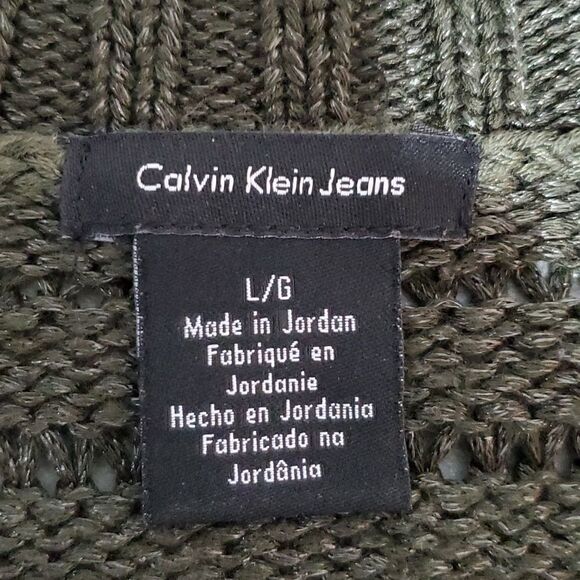 Calvin Klein large green sweater - Picture 6 of 6